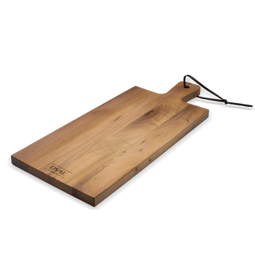OVAL Pure Walnut Wood Serveerplank 49 x 20 cm KookGigant